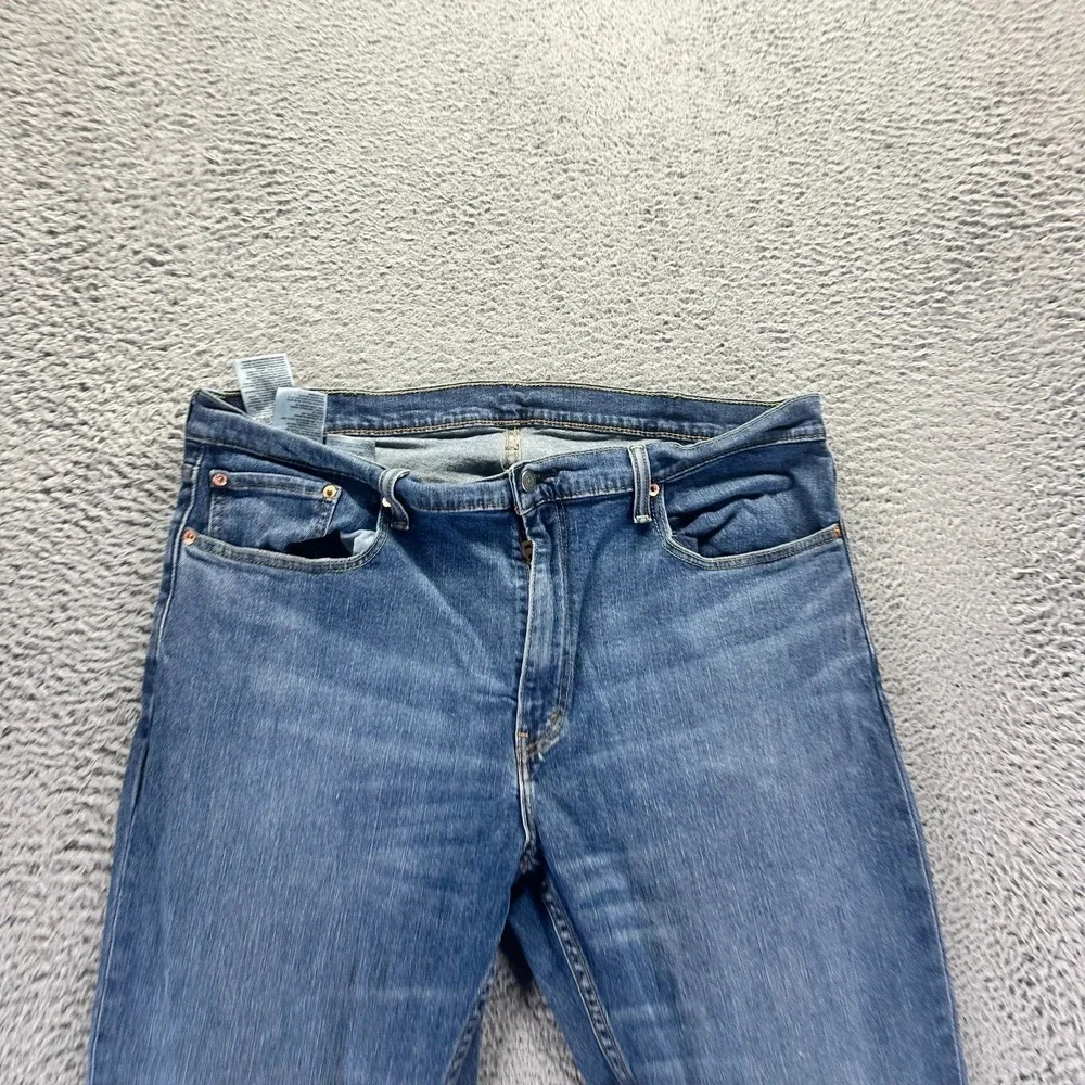 Levi's 559 Jeans Mens 40x30 Blue Cotton Denim Straight Workwear Travel Stretch
